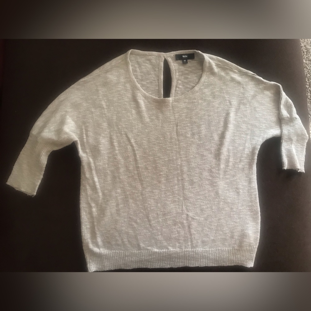 Mossimo Sweater grey silver M
